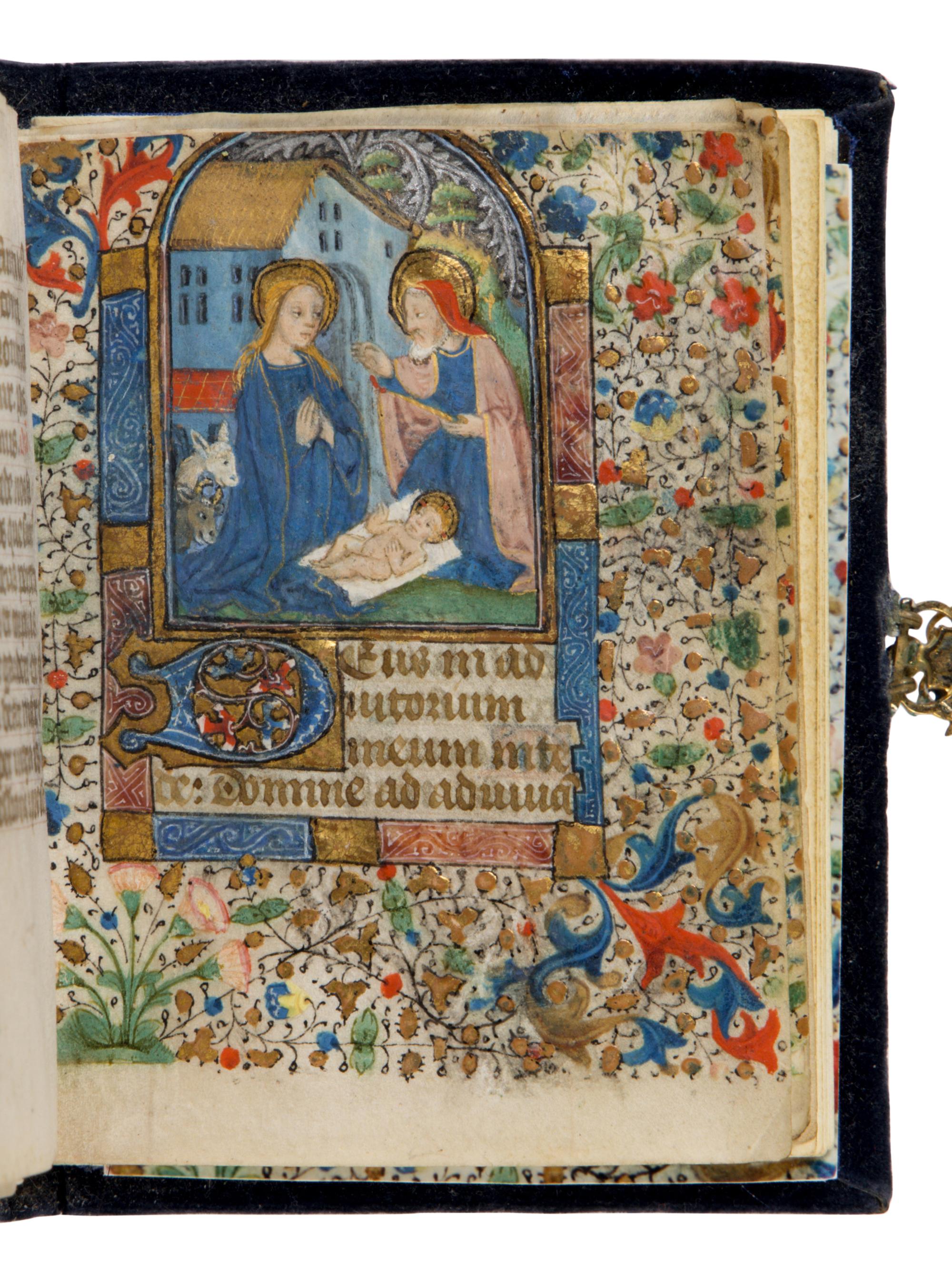 MASTER OF THE CUISSOTTE HOURS (Champagne, likely Reims, active c. 1460-80) Book of Hours (fragment), in Latin, illuminated manuscript on parchment, [France, Reims, c. 1460]