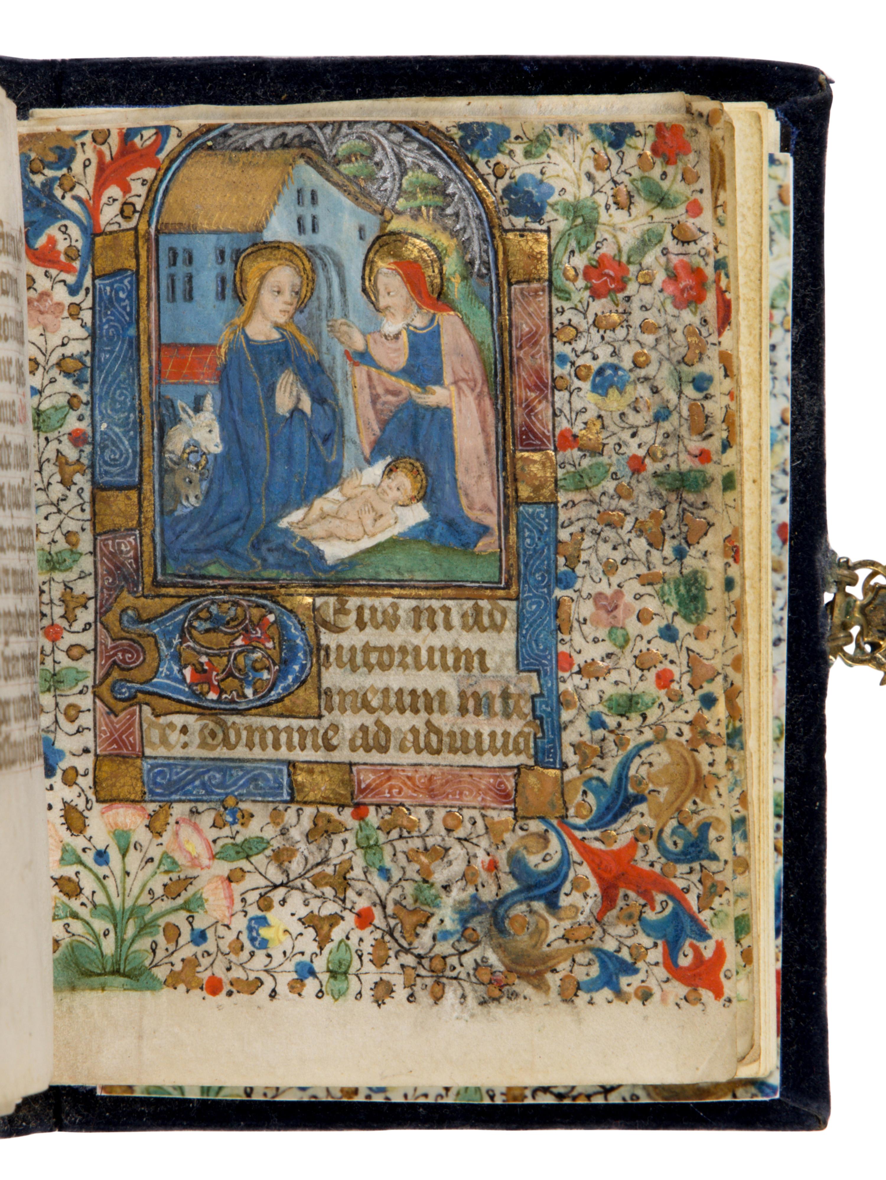 MASTER OF THE CUISSOTTE HOURS (Champagne, likely Reims, active c. 1460-80) Book of Hours (fragment), in Latin, illuminated manuscript on parchment, [France, Reims, c. 1460]