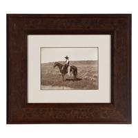 [Western Americana] Huffman, L.A. (1854-1931). A group of 4 collotypes and photographs with western subject matter.