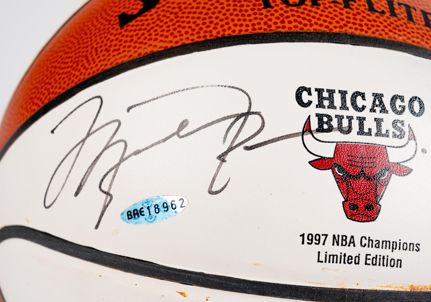 A Michael Jordan Signed Autograph 1997 NBA Finals Basketball (Upper Deck Authenticated)