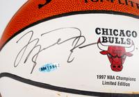 A Michael Jordan Signed Autograph 1997 NBA Finals Basketball (Upper Deck Authenticated)