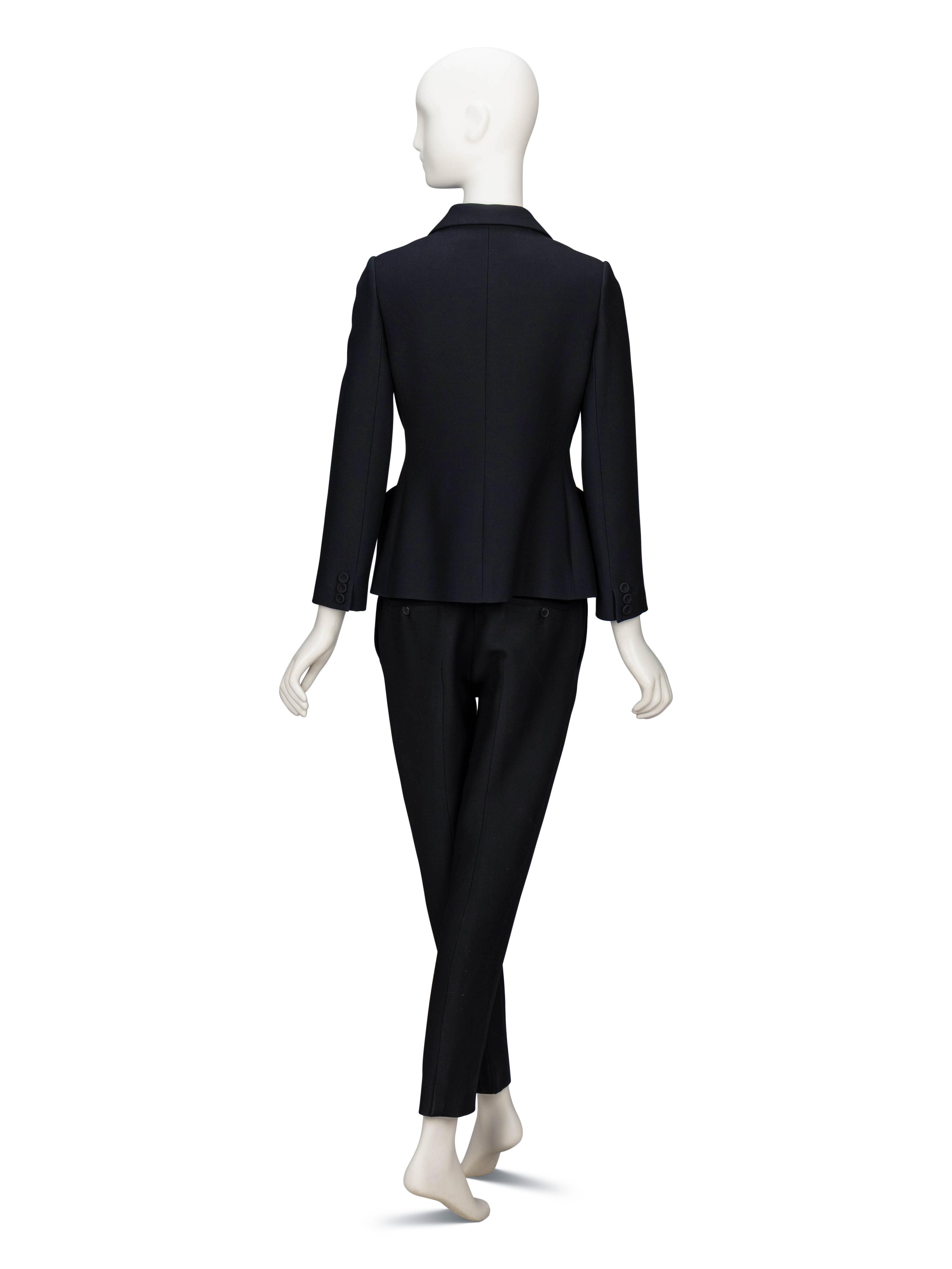 Christian Dior, Black "Bar" Pantsuit