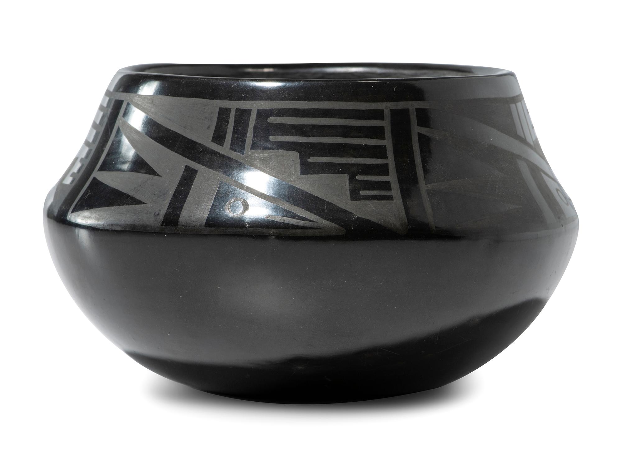 Blackware Pottery Jar