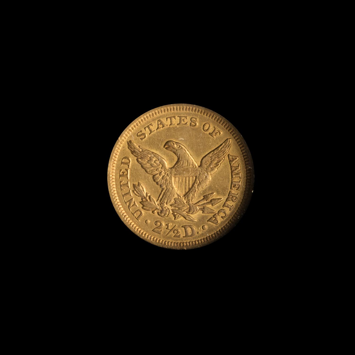 A United States 1851 Liberty Head $2.50 Gold Coin