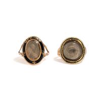 VICTORIAN, COLLECTION OF MOURNING RINGS