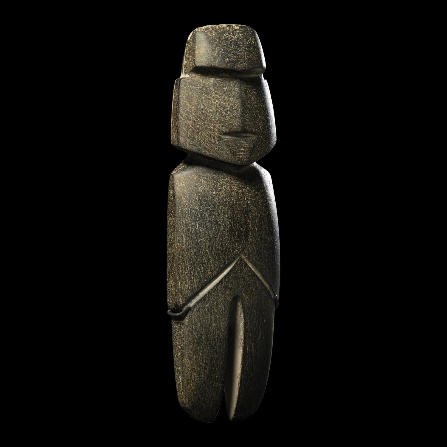 A Mezcala Greystone Figure