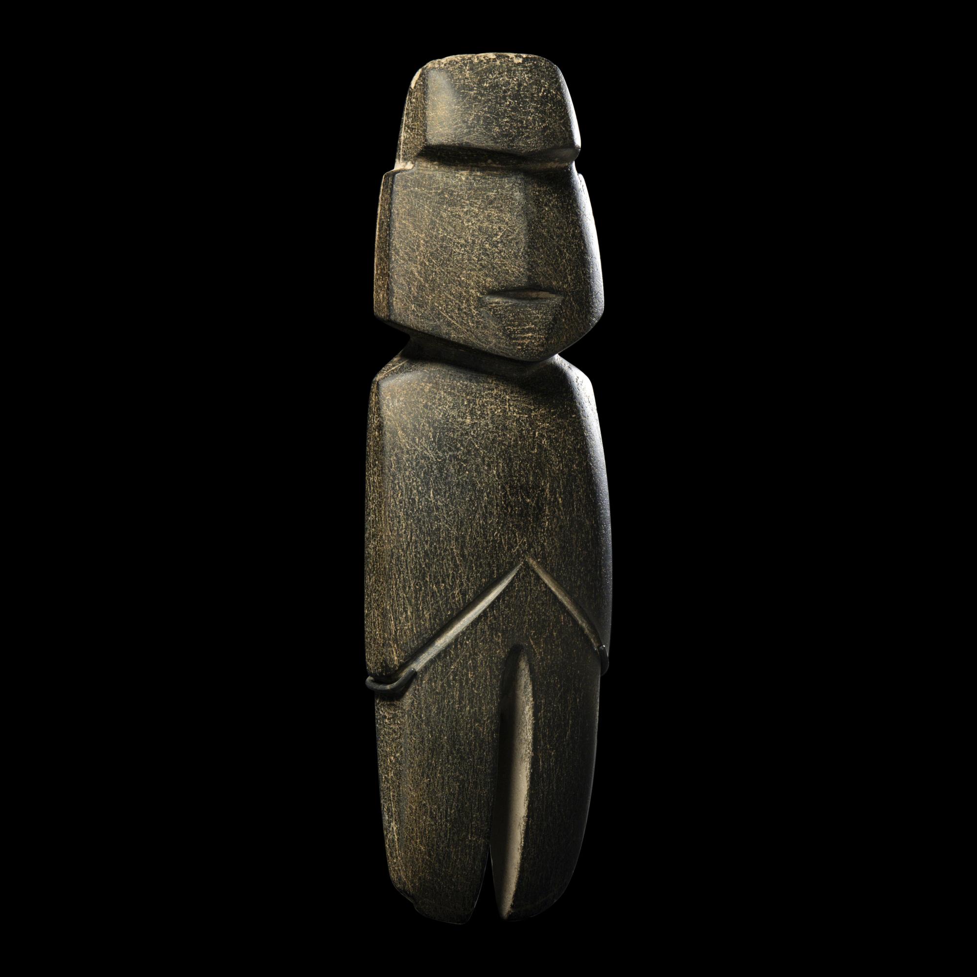 A Mezcala Greystone Figure