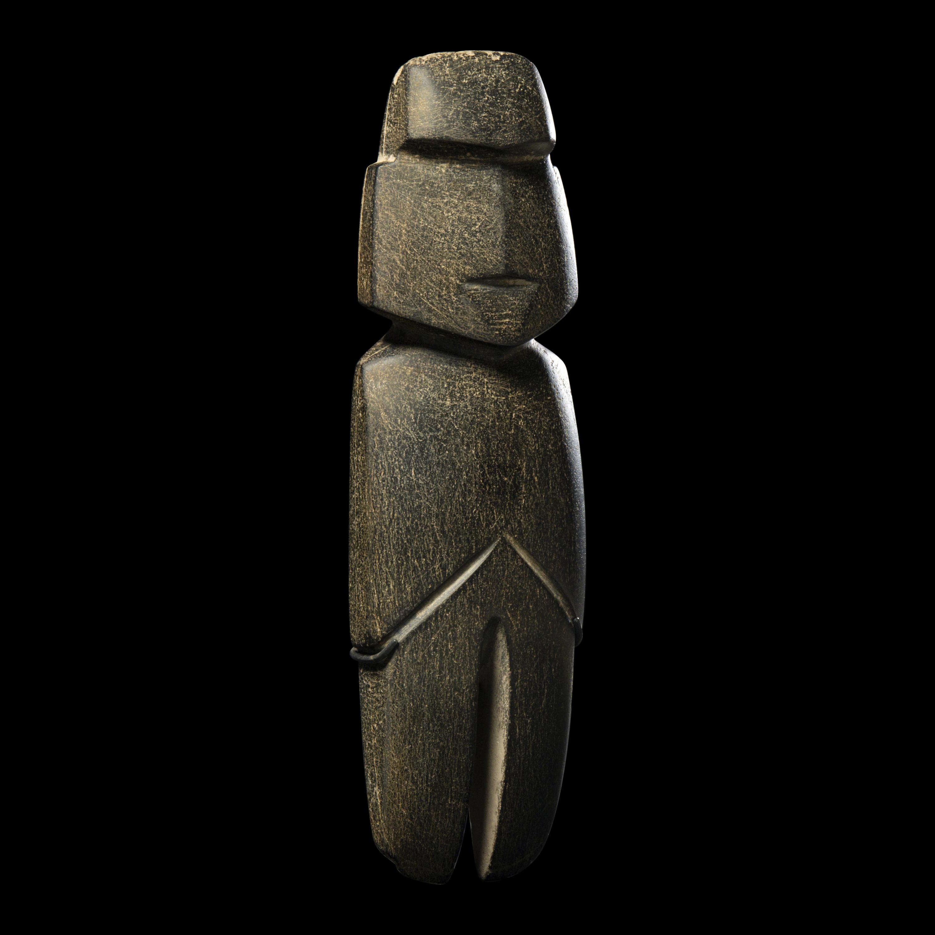 A Mezcala Greystone Figure