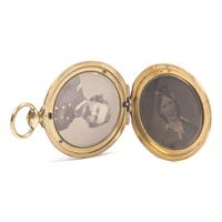 [Civil War] Group of 22 images of Civil War soldiers including CDVs and locket containing portrait of a naval subject
