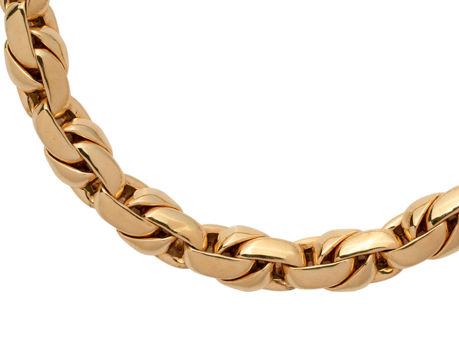 YELLOW GOLD NECKLACE