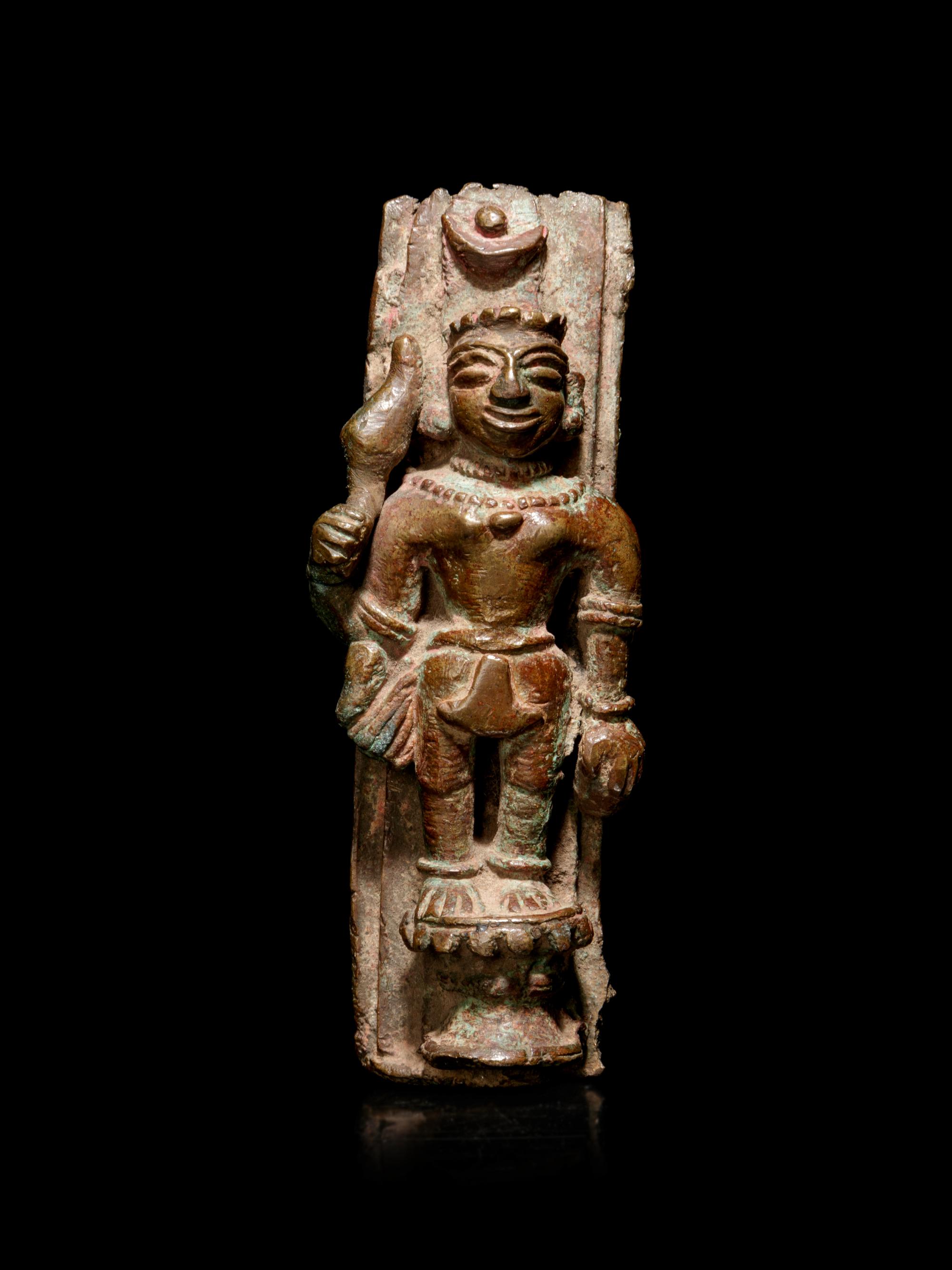 An Indian Bronze Figure of Bhairava