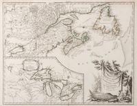 ROBERT DE VAUGONDY, Didier (1723-1786). Two Maps of North America.