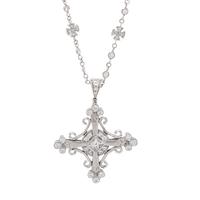 MICHAEL BEAUDRY, PLATINUM AND DIAMOND NECKLACE
