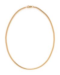 YELLOW GOLD SNAKE CHAIN NECKLACE