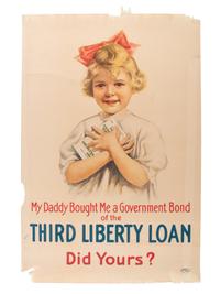 [WORLD WAR I]. A group of 5 posters promoting the Third Liberty Loan, comprising: