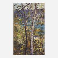 Alan Fetterman (American, B. 1958) Lumbering Along the River