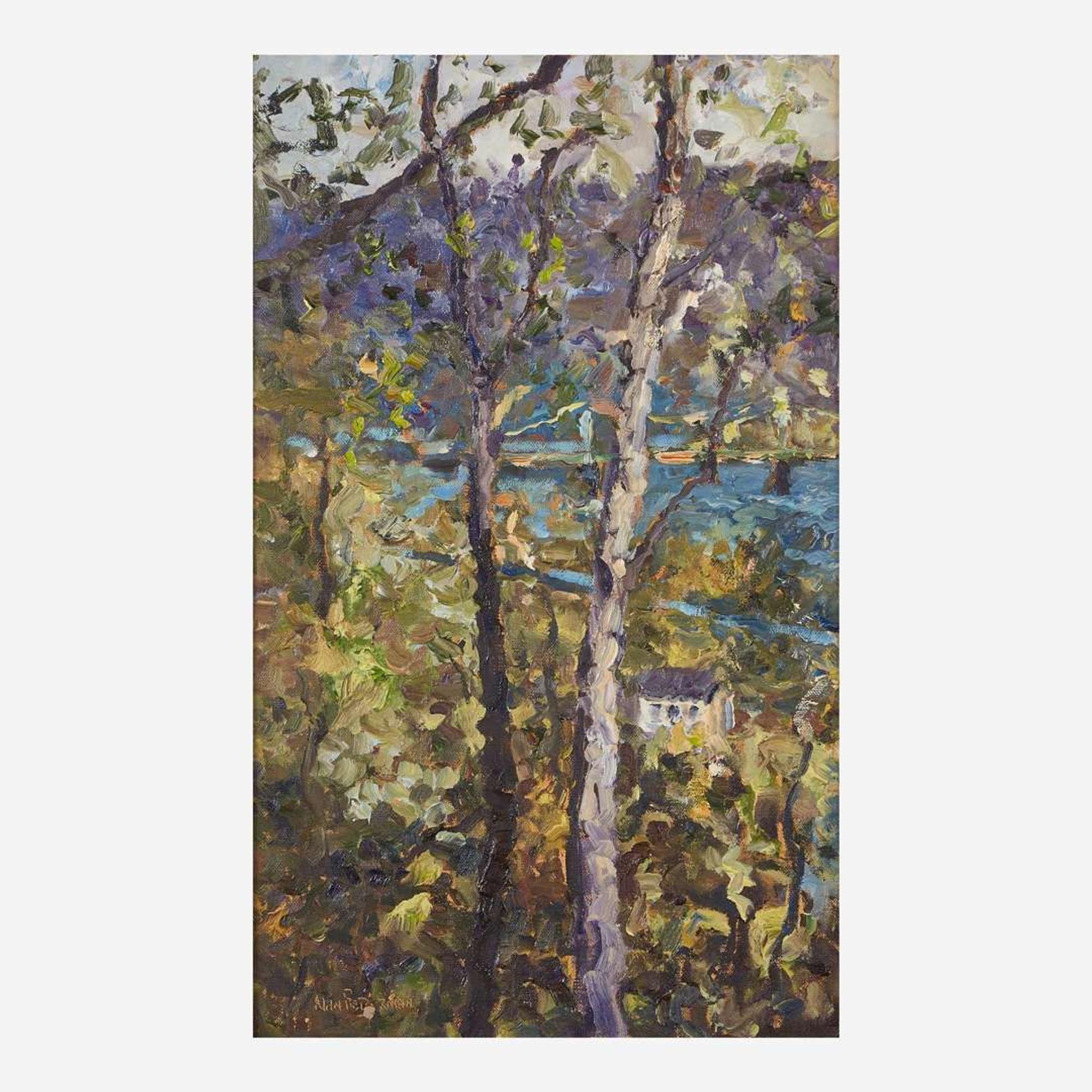 Alan Fetterman (American, B. 1958) Lumbering Along the River
