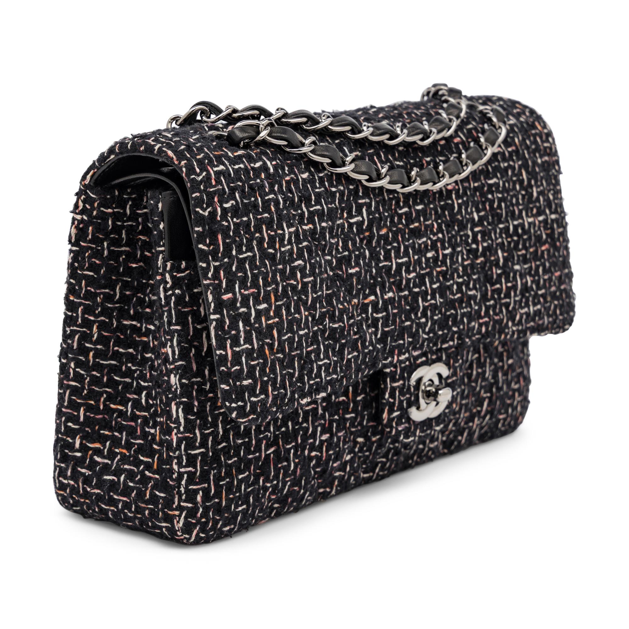 Chanel, Medium Classic Double Flap in Quilted Tweed, Limited Edition