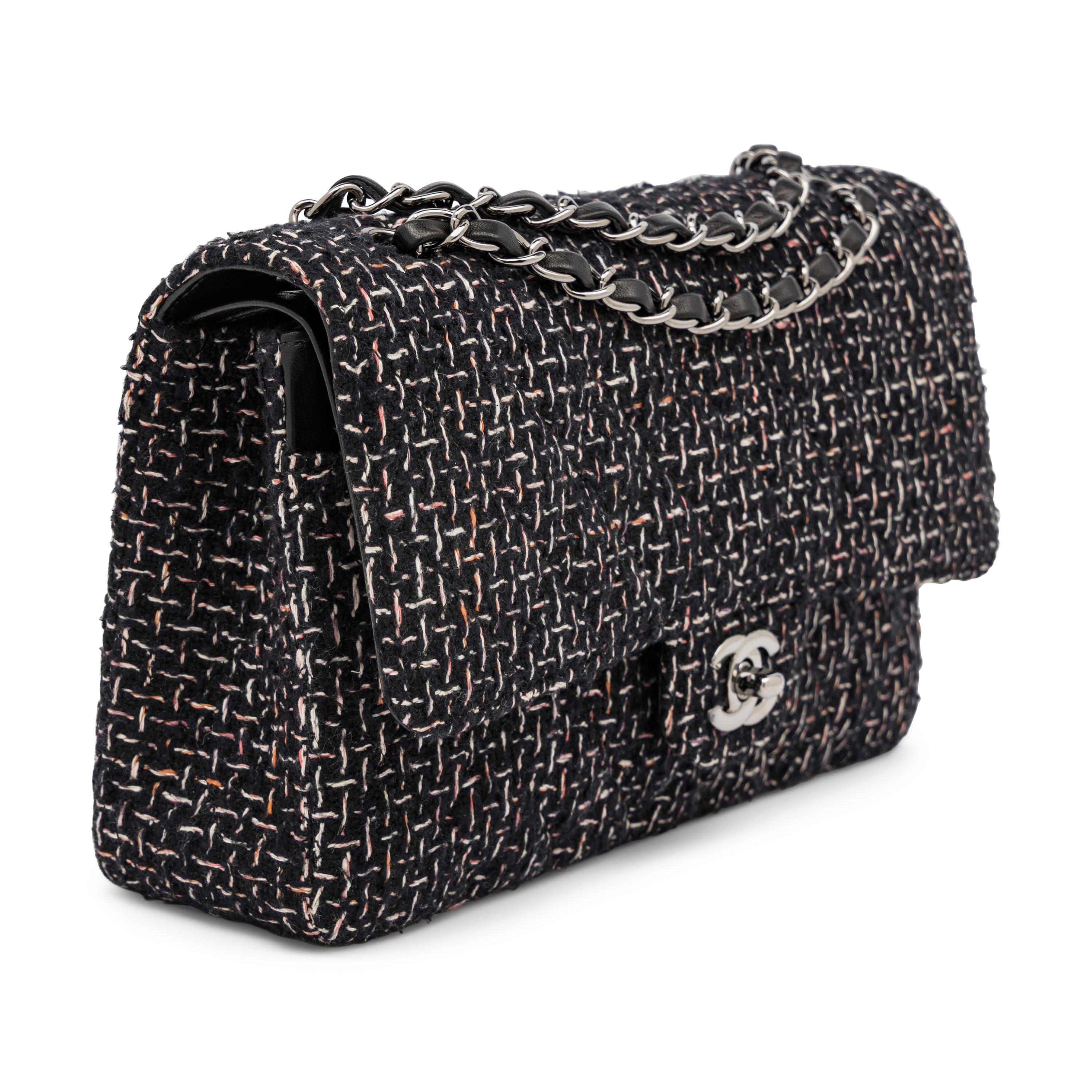 Chanel, Medium Classic Double Flap in Quilted Tweed, Limited Edition