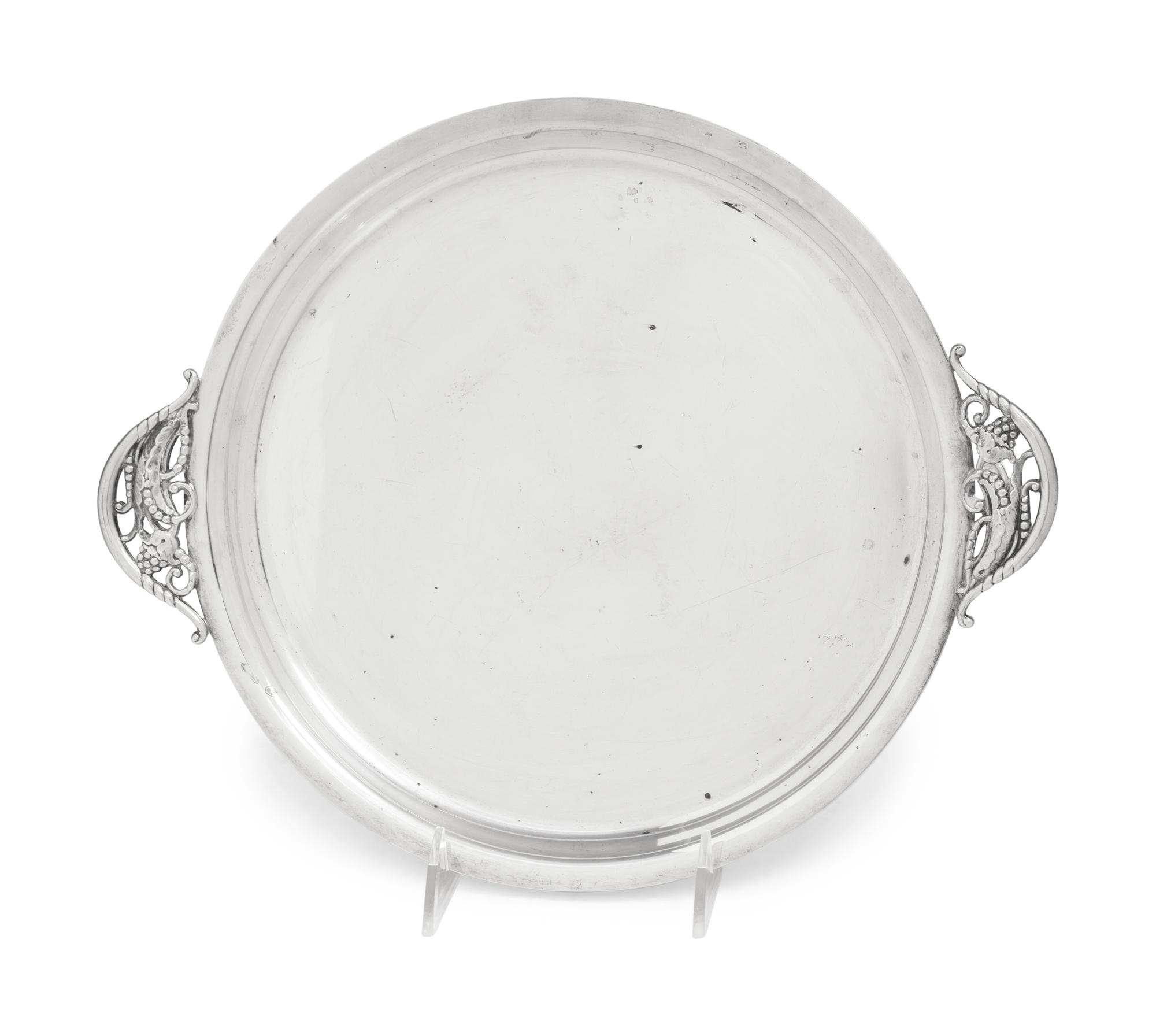 An American Silver Serving Tray