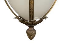 A French Gilt Bronze Hall Lantern