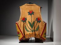 Plateau Beaded Vest, with Elk