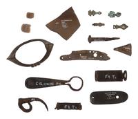 [MILITARIA]. Large collection of excavated relics from American battlefields. Ca 18th-19th century.