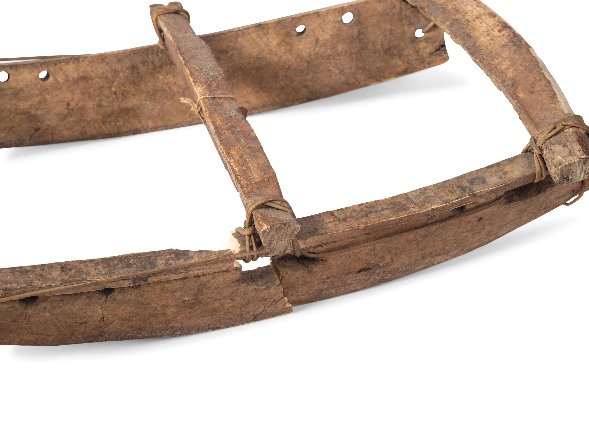 Inupiat Child's Walrus Ivory Sled