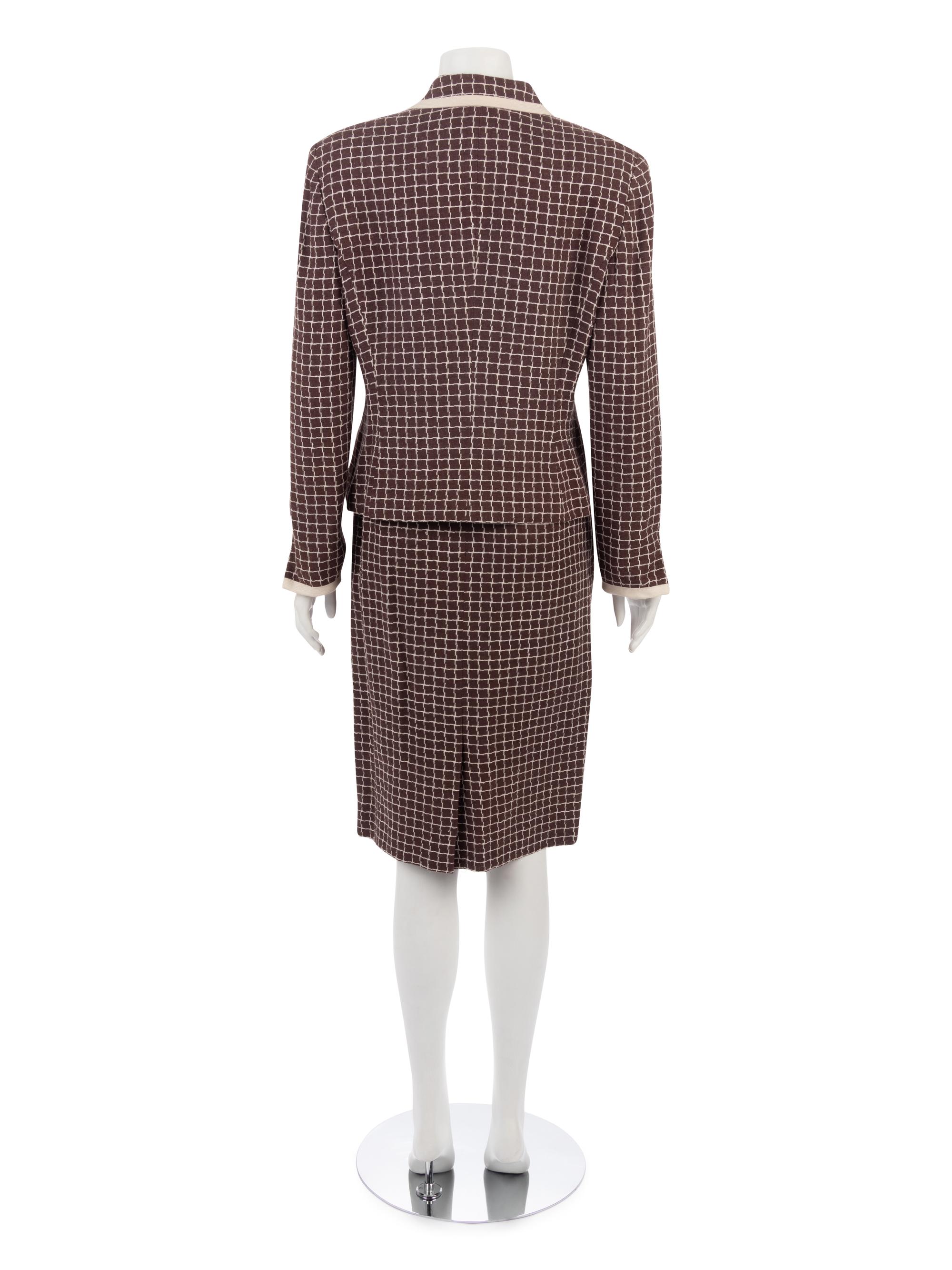 Two Designer Ensembles; One Christian Lacroix Jacket, One Christian Dior Skirt Suit,