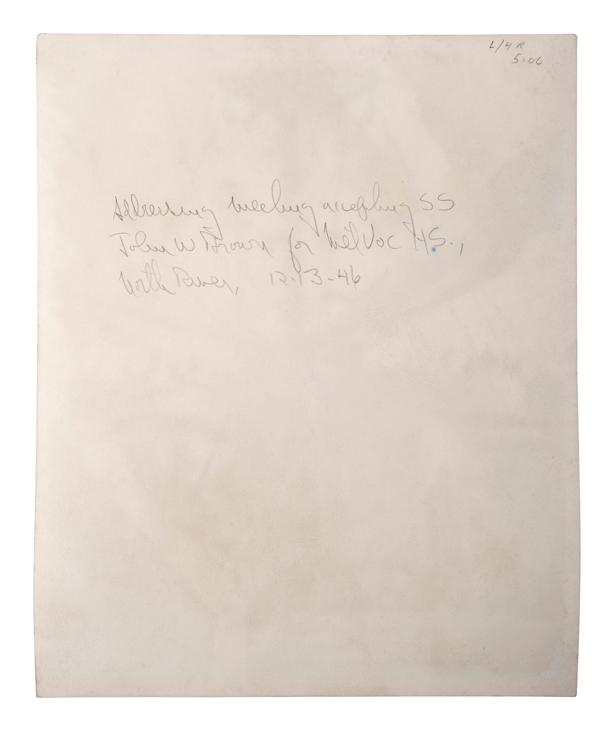 [WORLD WAR II]. A group of 3 items, highlighted by "Congressional War Parents Association" medallion presented to Ellsworth B. Buck for the loss of his son, 1st Lieutenant Orlando J. Buck.
