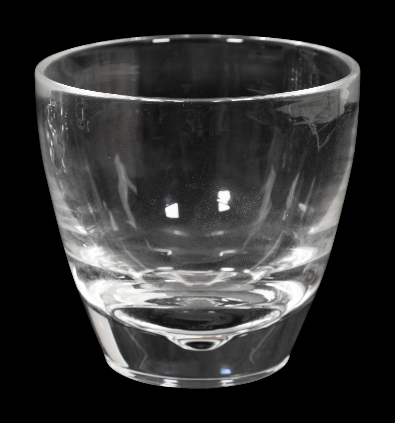 A Set of Nine Steuben Glasses