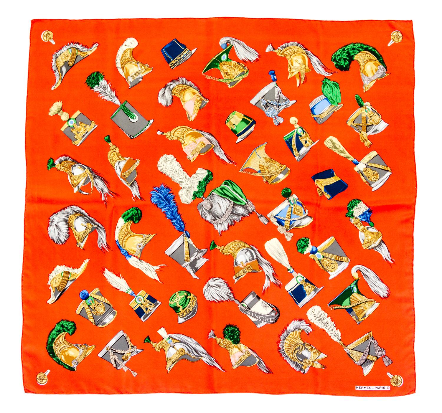 An Hermes 90cm Silk Scarf, 36" x 36".