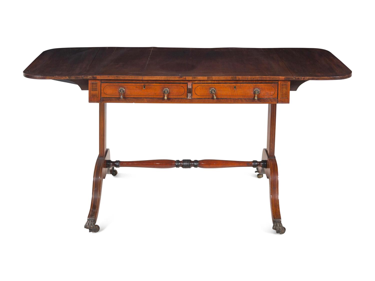 A Regency Mahogany Sofa Table