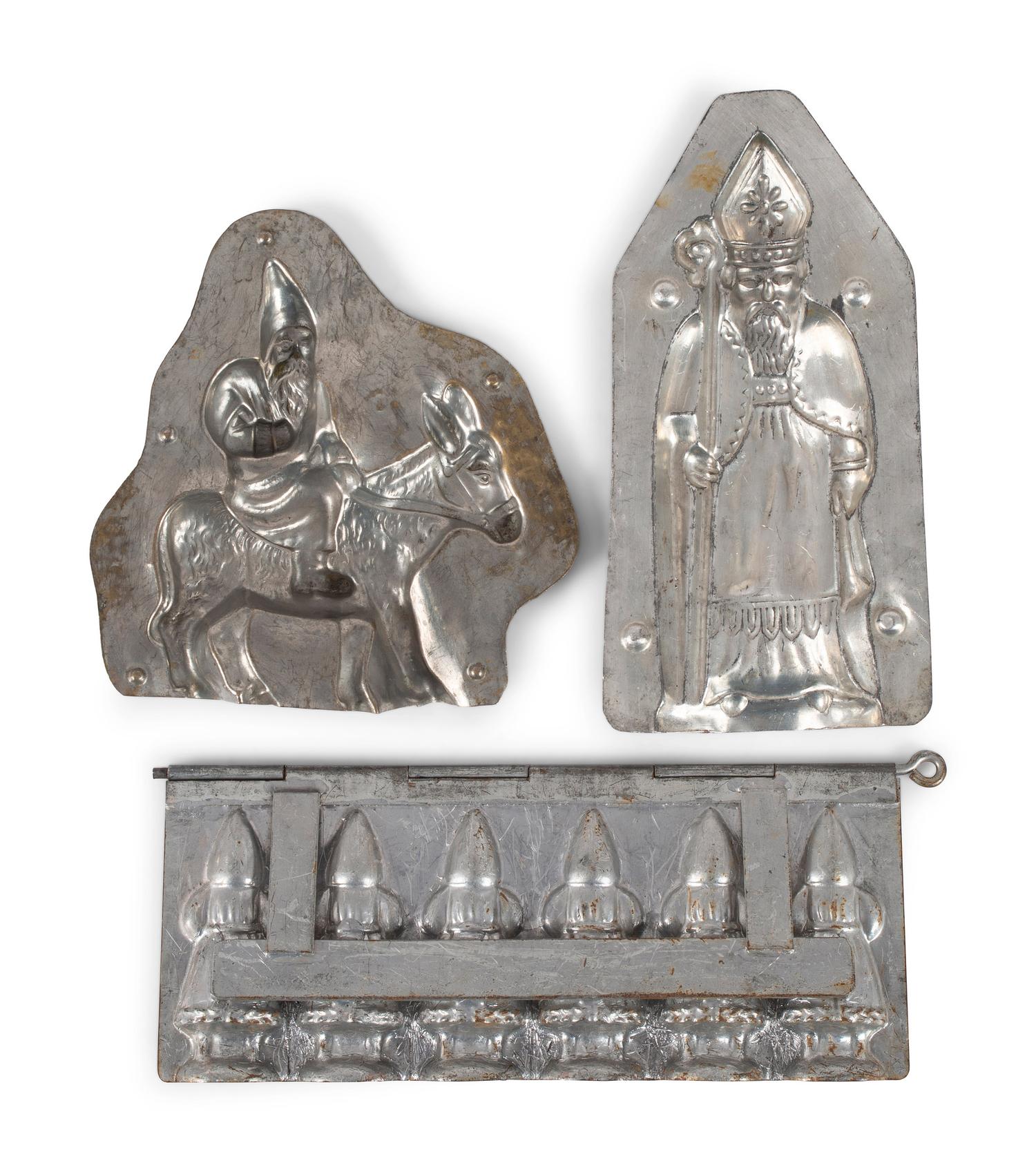 Three Father Christmas Candy Molds