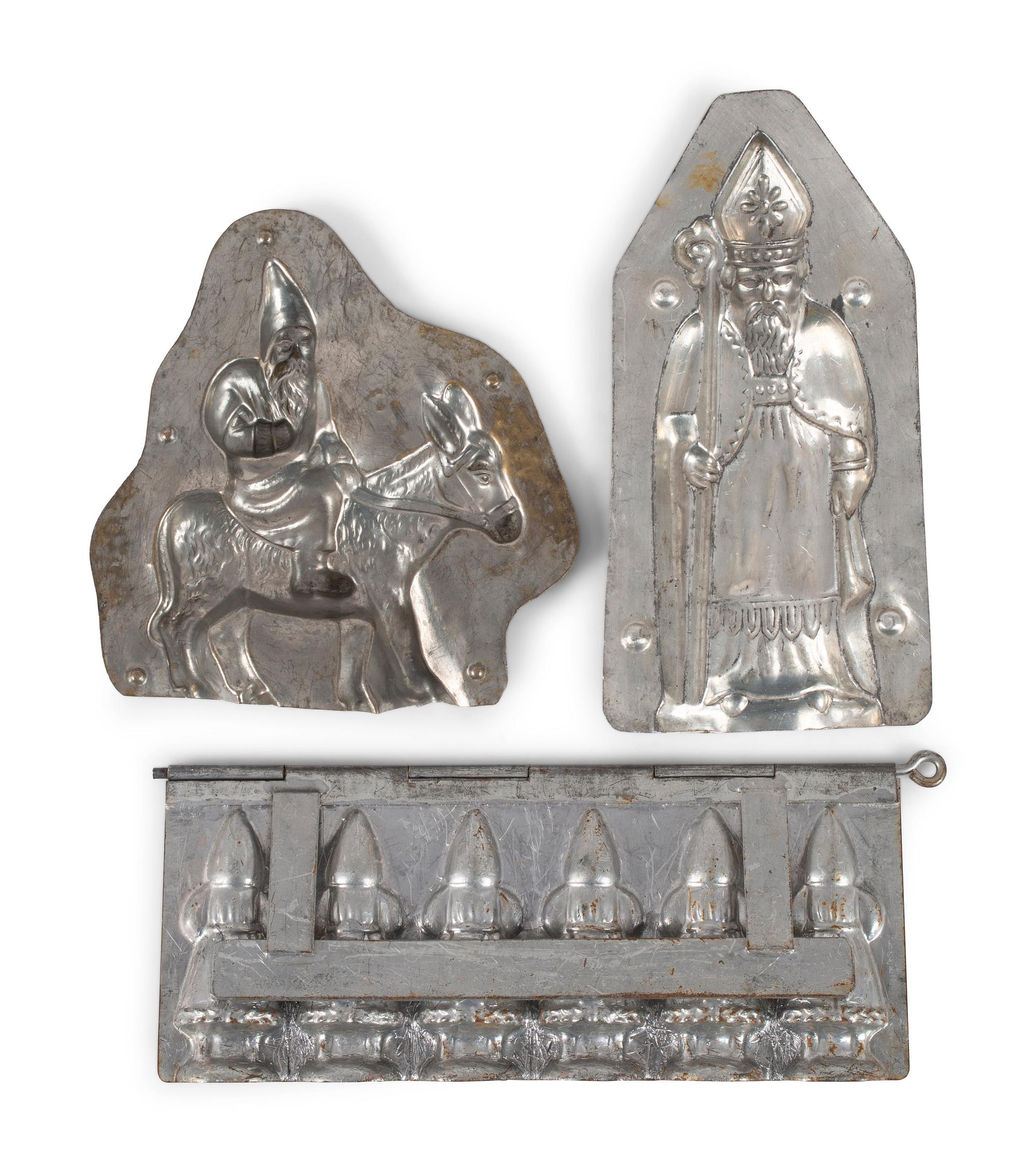 Three Father Christmas Candy Molds