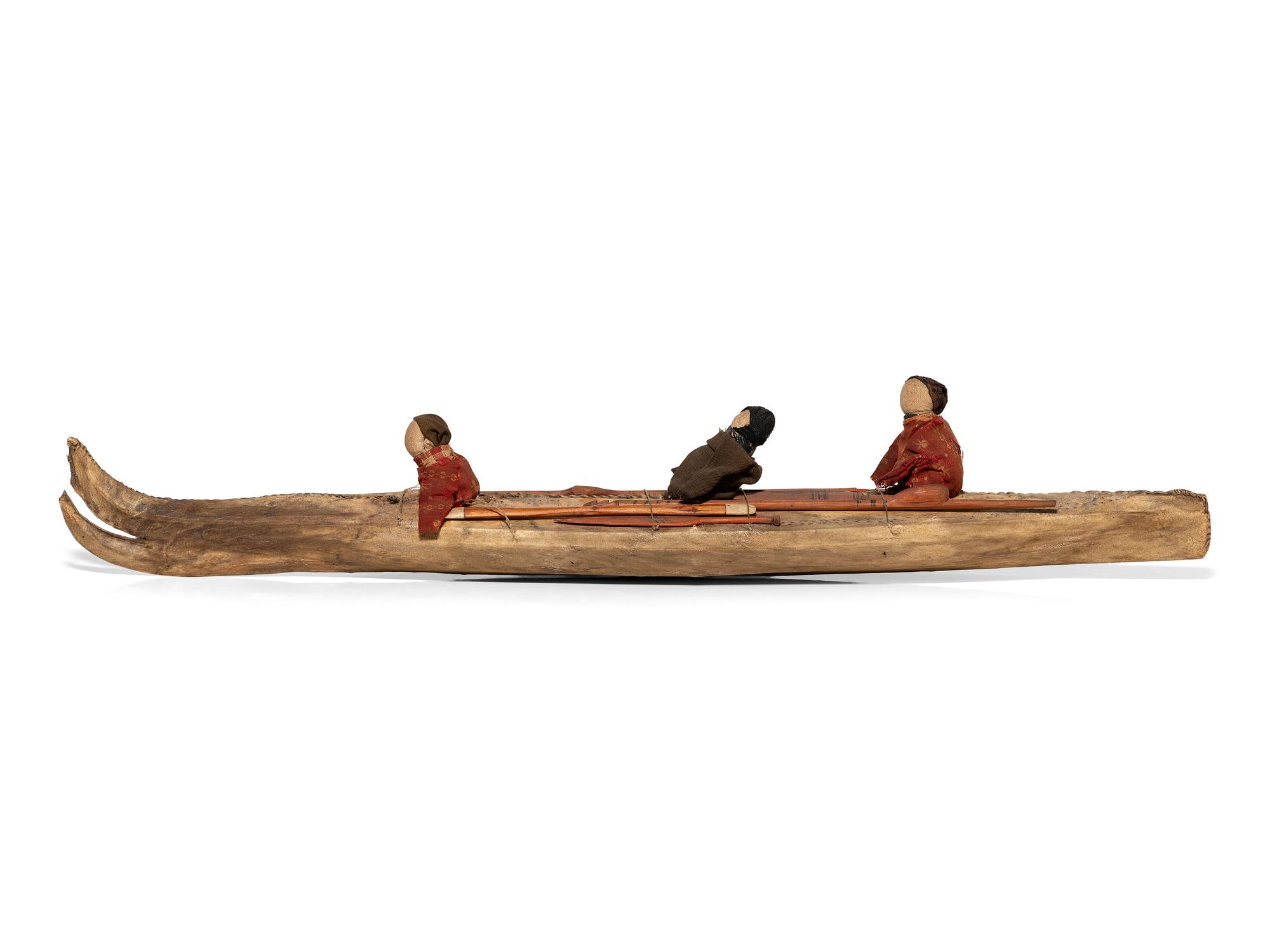 Arctic Sealskin Toy Kayak
