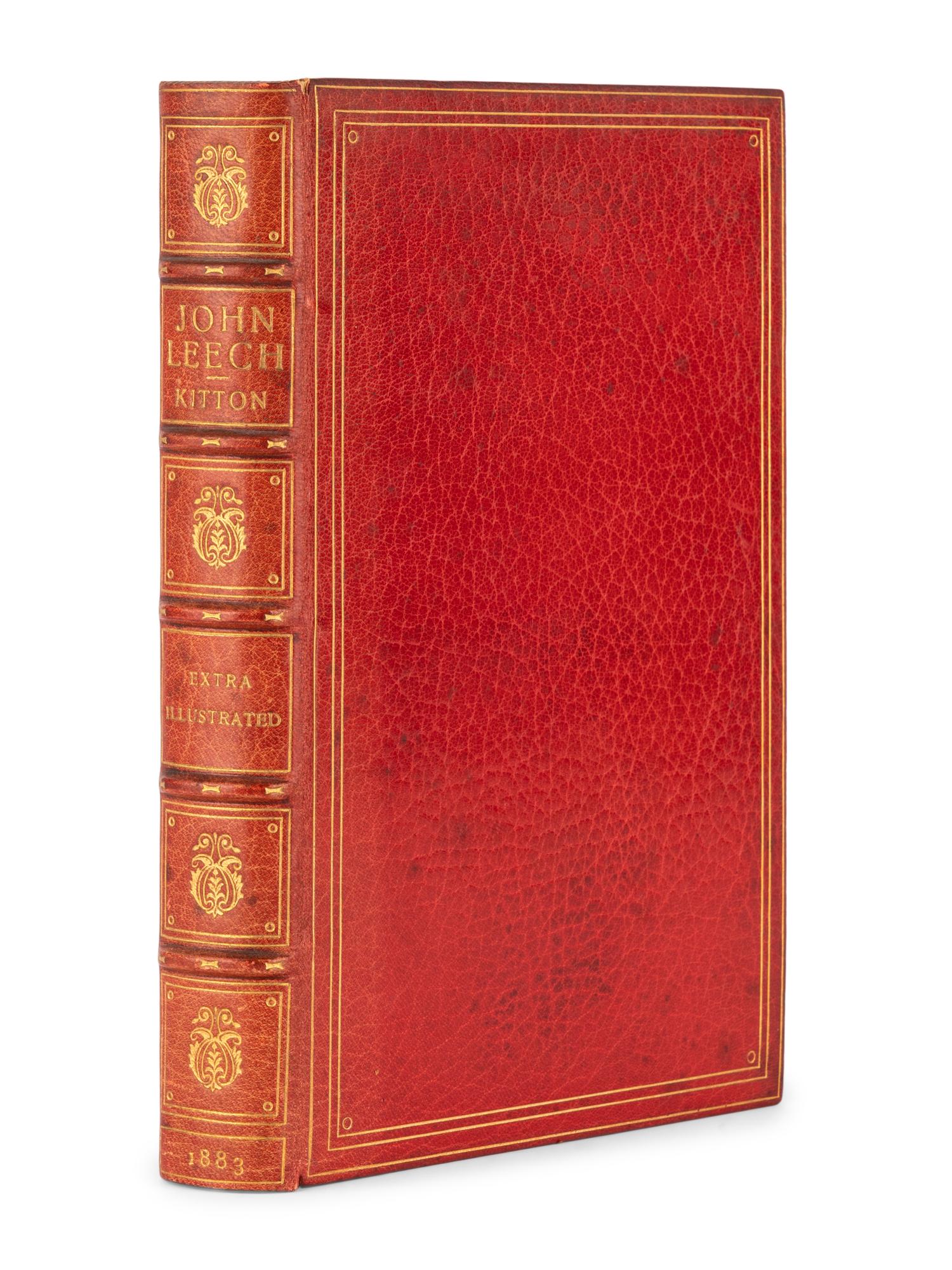 [LEECH, John (1817-1864)]. KITTON, Frederick George (1856-1904) . John Leech, Artist and Humourist: A Biographical Sketch . London: George Redway, 1883.