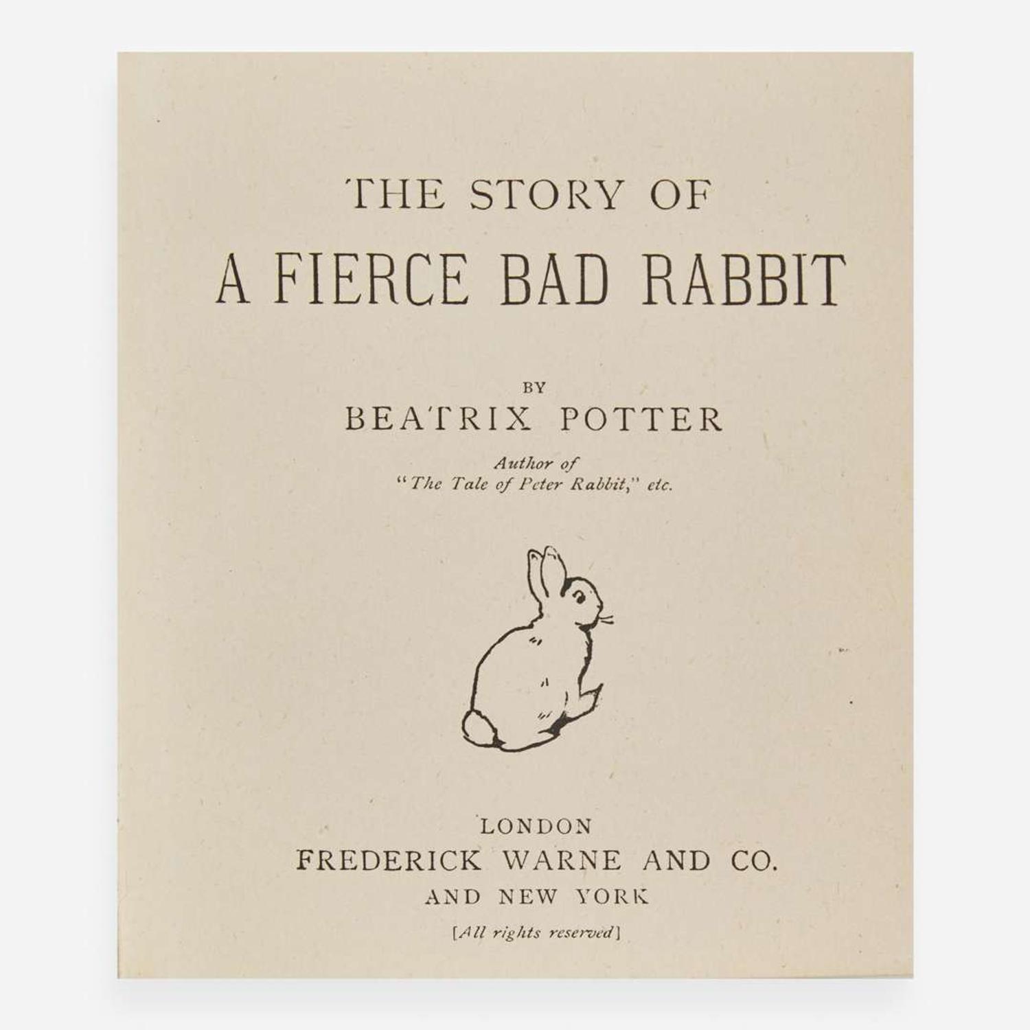 [Children's & Illustrated] Potter, Beatrix Peter Rabbit's Almanac for 1929