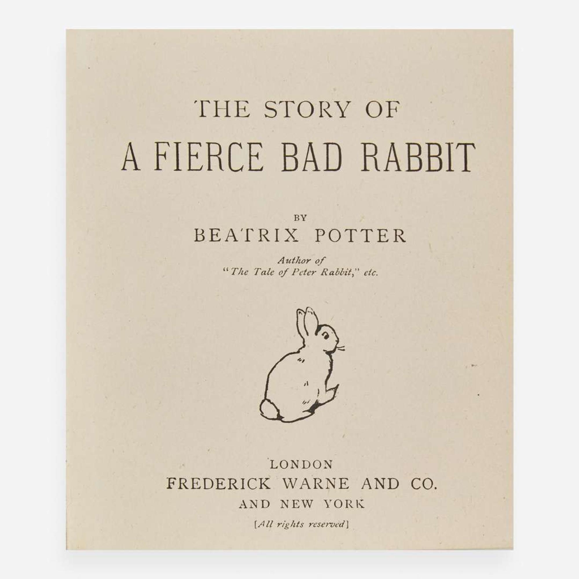 [Children's & Illustrated] Potter, Beatrix Peter Rabbit's Almanac for 1929