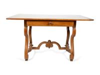 A French Provincial Trestle Table — 19TH CENTURY