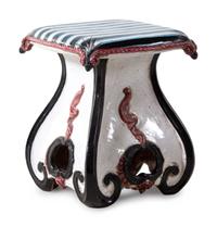 An Italian Ceramic Stool