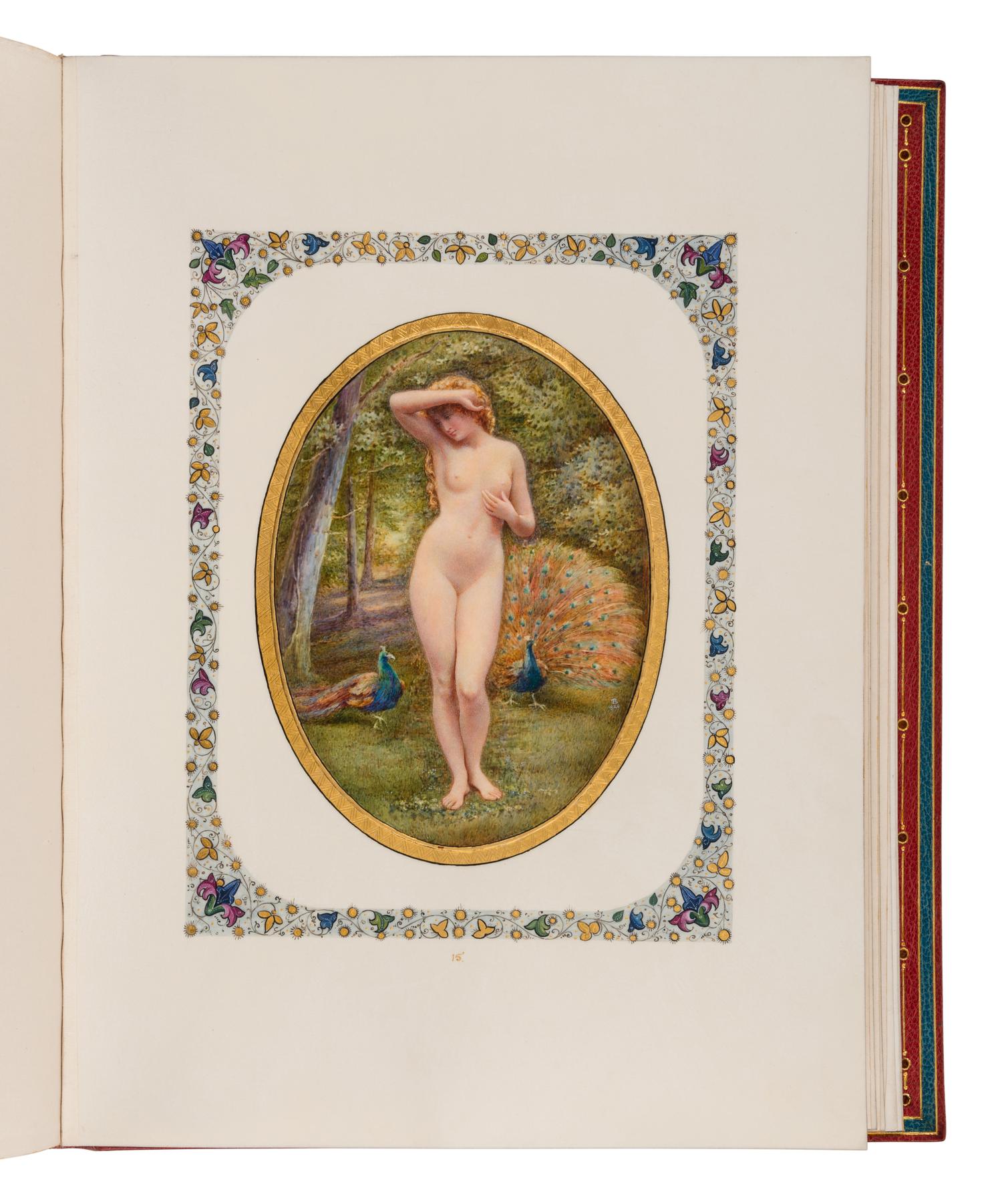 SANGORSKI, Alberto, calligrapher and illuminator. -- KEATS, John (1795-1821). "La Belle Dame sans Merci" -- "Ode on a Grecian Urn" -- "Ode to Psyche." London, 1928.
