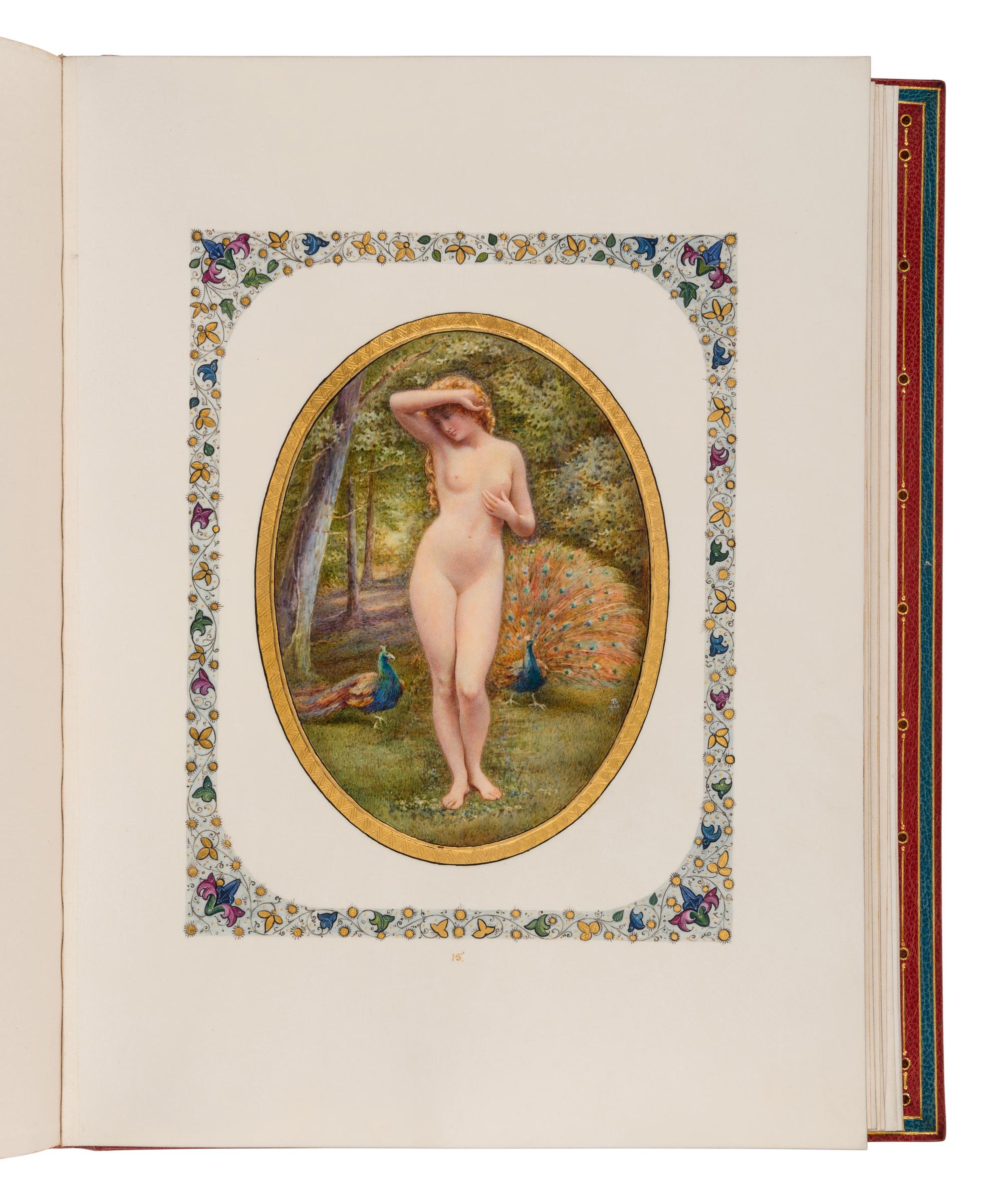 SANGORSKI, Alberto, calligrapher and illuminator. -- KEATS, John (1795-1821). "La Belle Dame sans Merci" -- "Ode on a Grecian Urn" -- "Ode to Psyche." London, 1928.