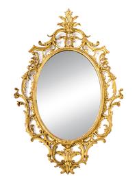 A George III Style Giltwood Mirror