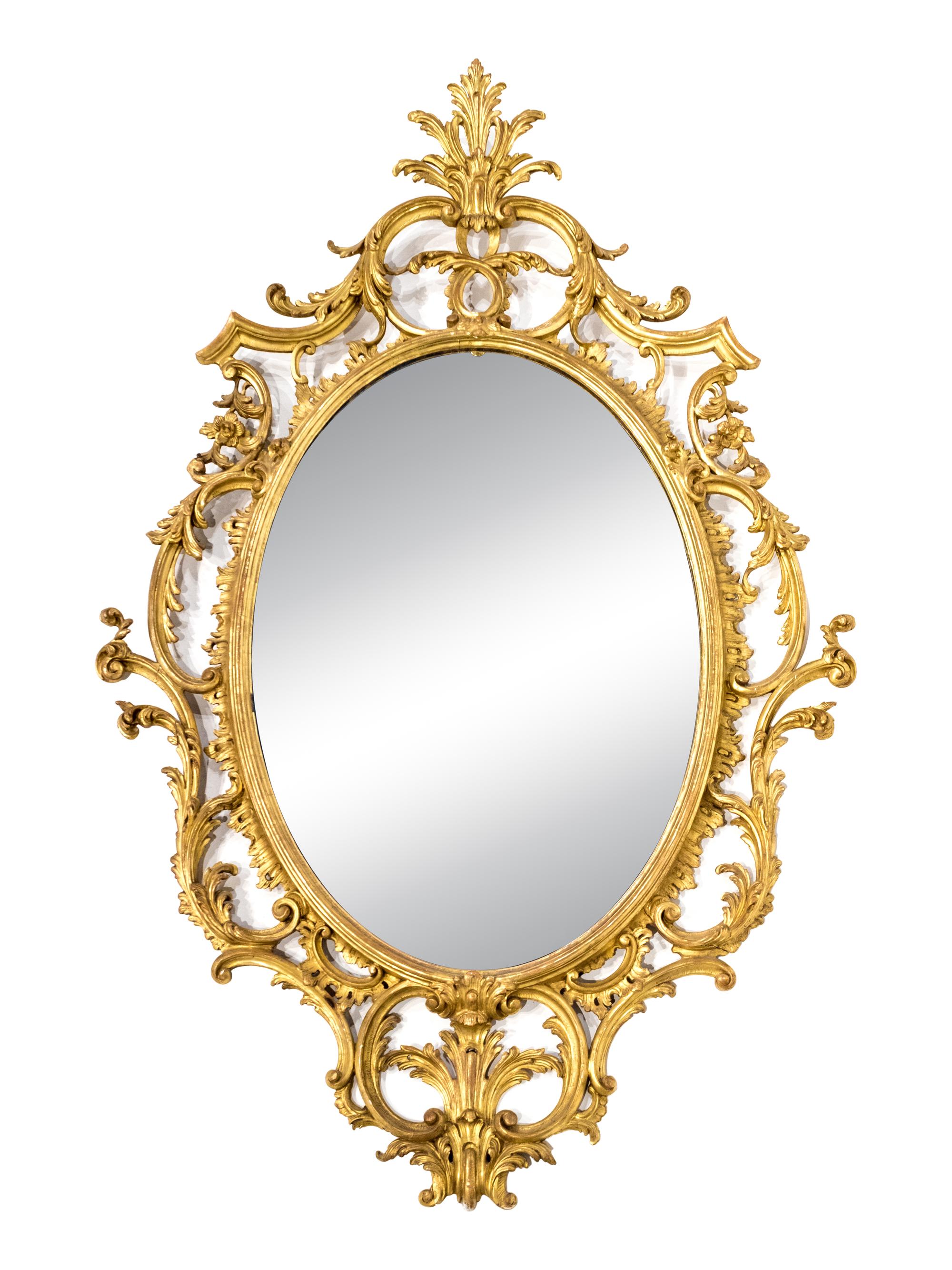 A George III Style Giltwood Mirror