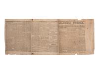 [CIVIL WAR]. Two Southern newspapers covering the evacuation and capture of Richmond, featuring a 15 April 1865 newspaper covering Lincoln's visit to Richmond but unaware of his assassination.