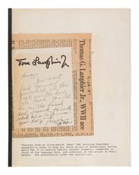 [WORLD WAR II]. LANPHIER, Jr. Col. Thomas G. (1915-1987). "At All Costs Reach and Destroy." Autographed typescript detailing experiences of the "ace" credited with shooting down the plane of Admiral Isoroku Yamamoto.