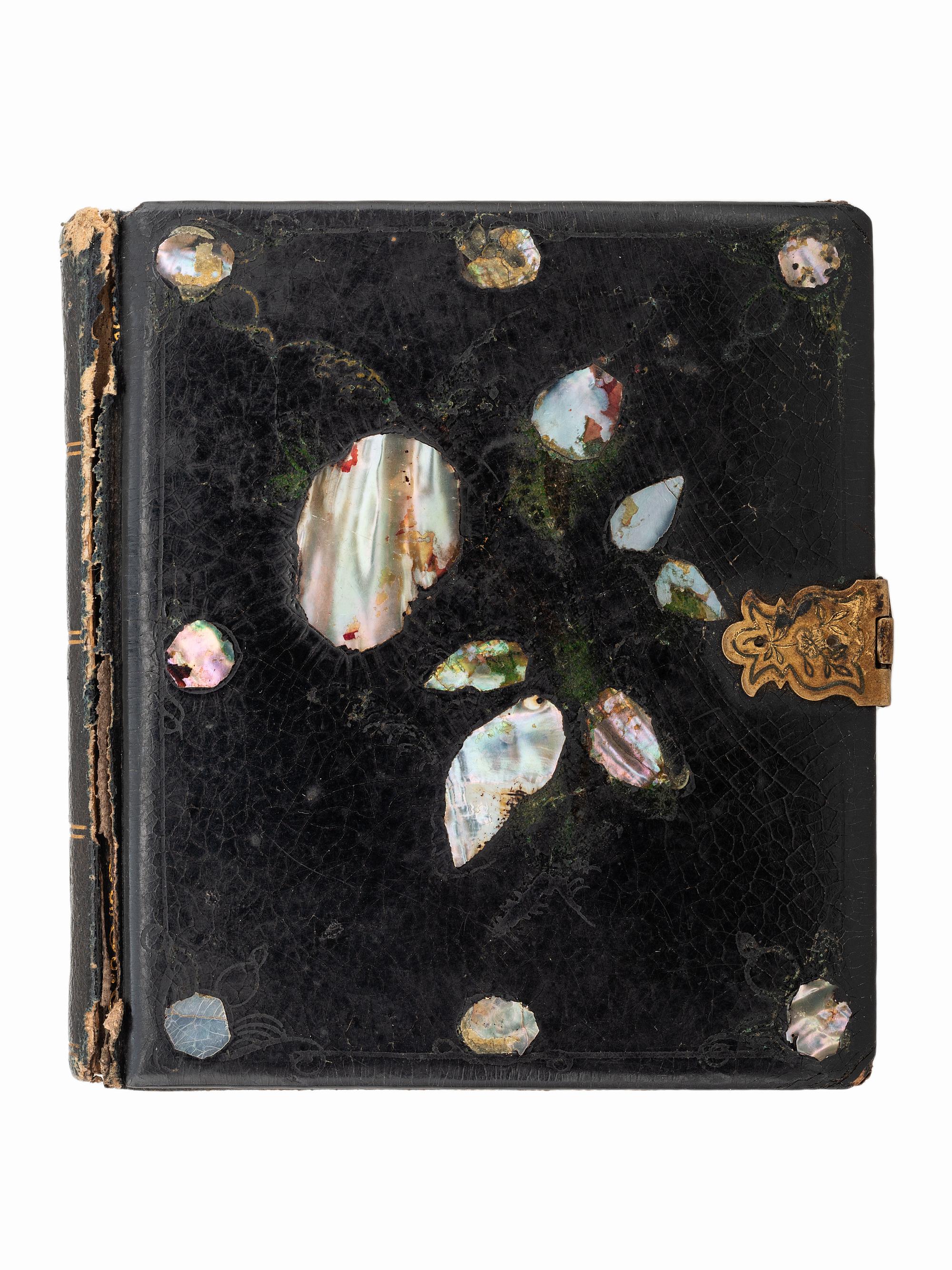 [MINING - EARLY PHOTOGRAPHY]. Sixth plate daguerreotype of a gold miner wearing a shirt adorned with anchors, moons, and stars.