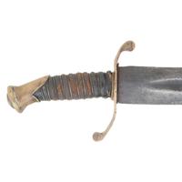 Memphis Marked Leech & Rigdon S-Guard Tennessee Side Knife with Scabbard