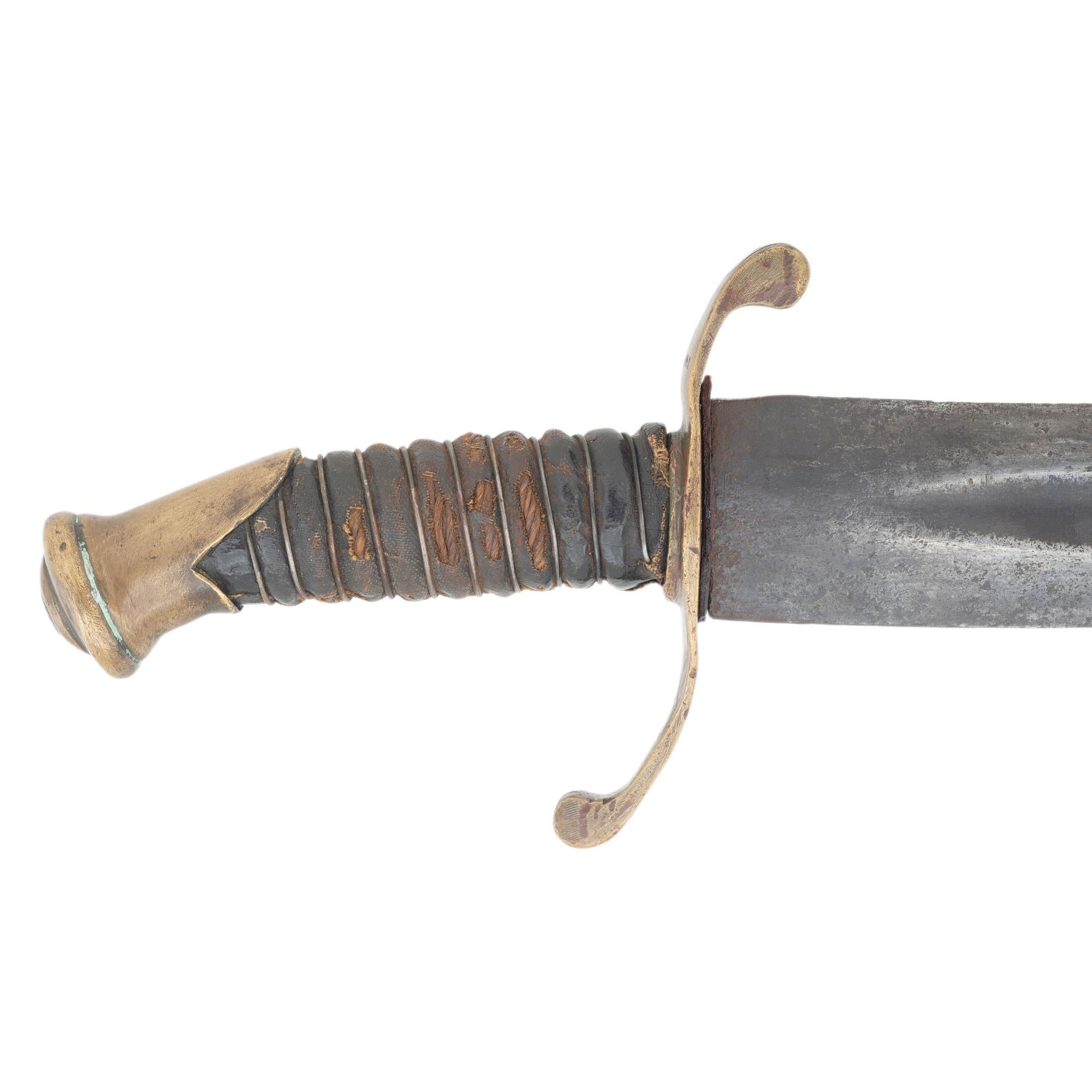 Memphis Marked Leech & Rigdon S-Guard Tennessee Side Knife with Scabbard